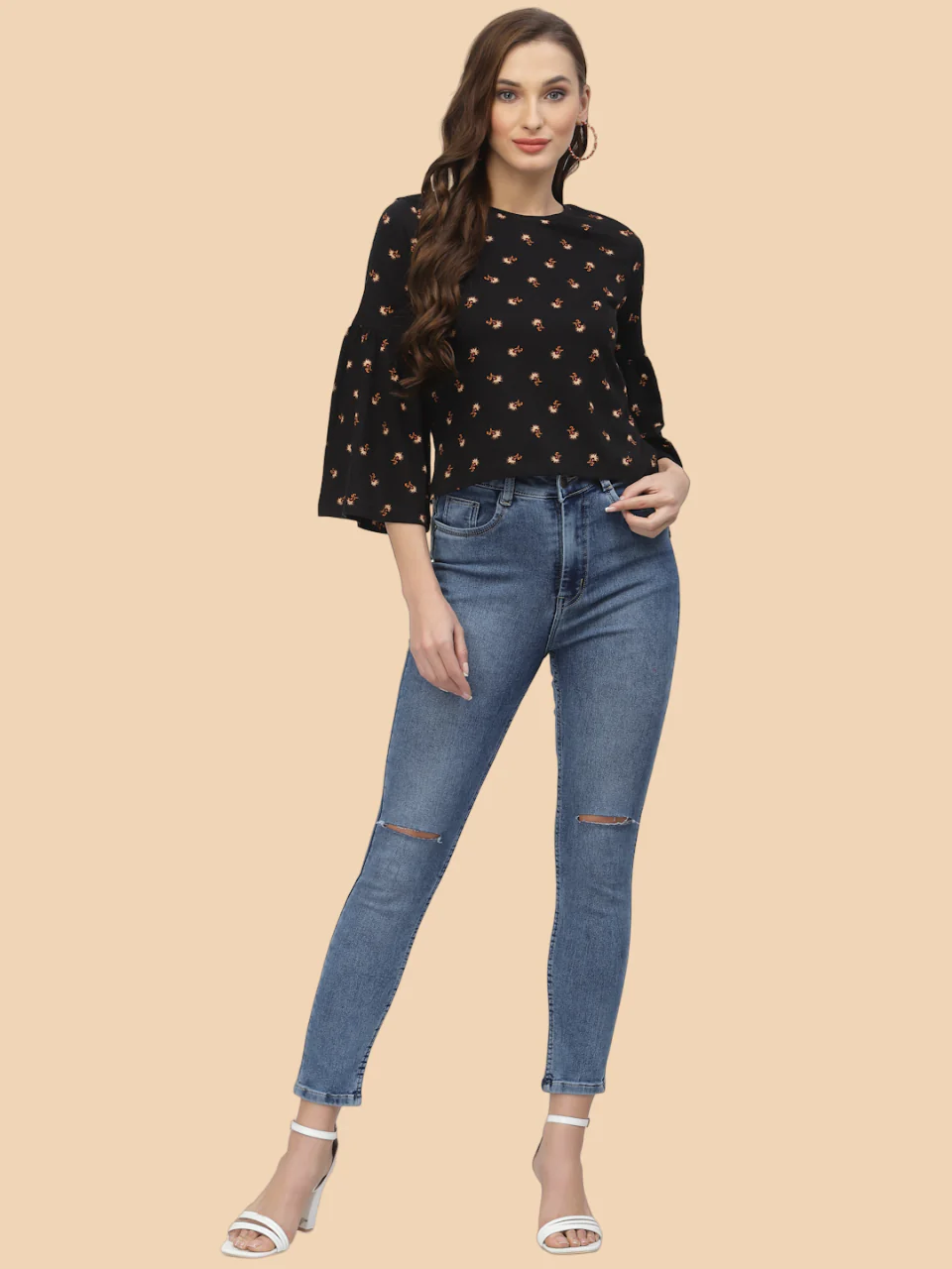 Flawless Letest Black Regular Top For Women - Image 5