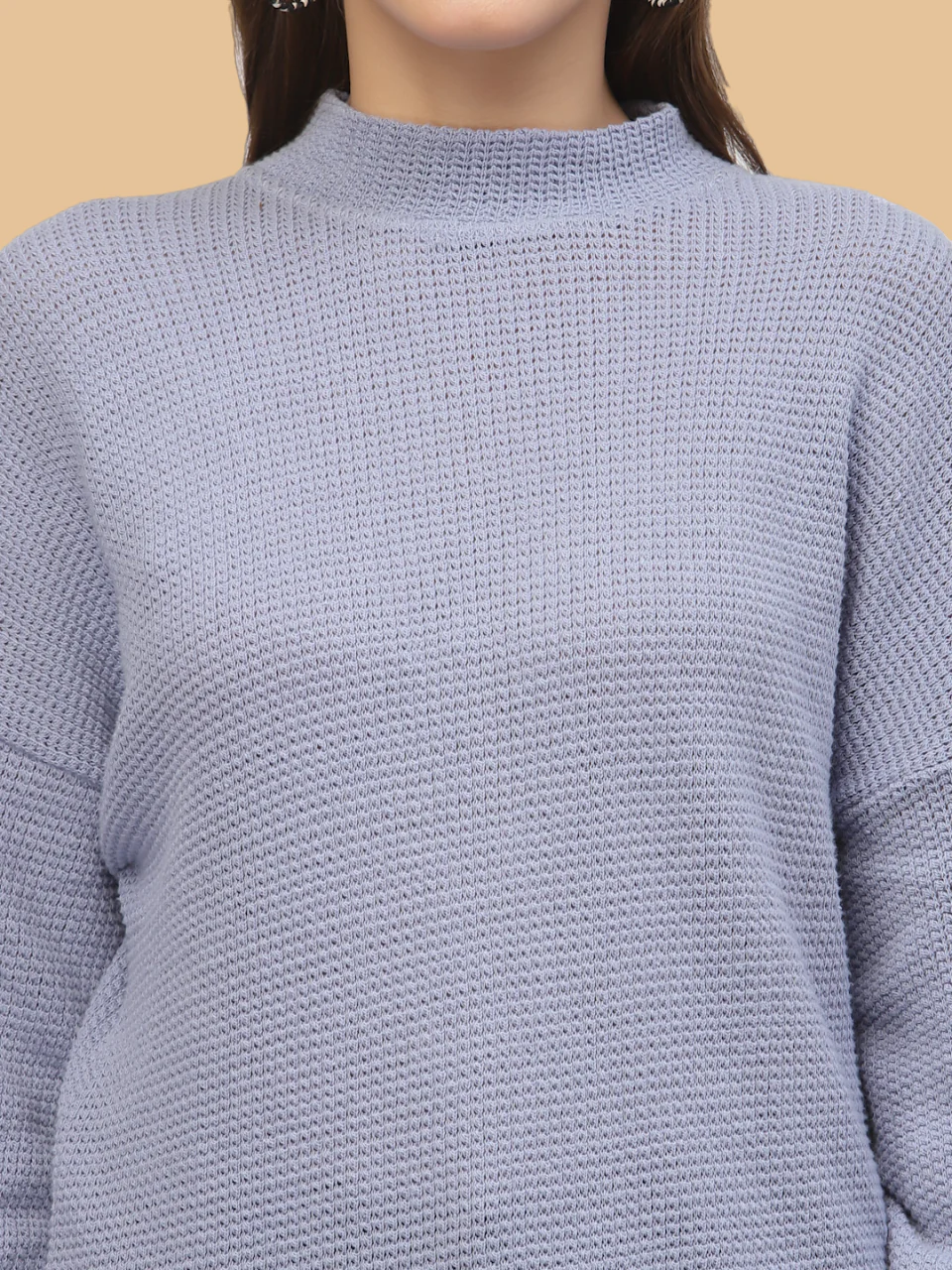 Flawless Women Casual Blue Sweatshirt | CHUNKY - Image 3
