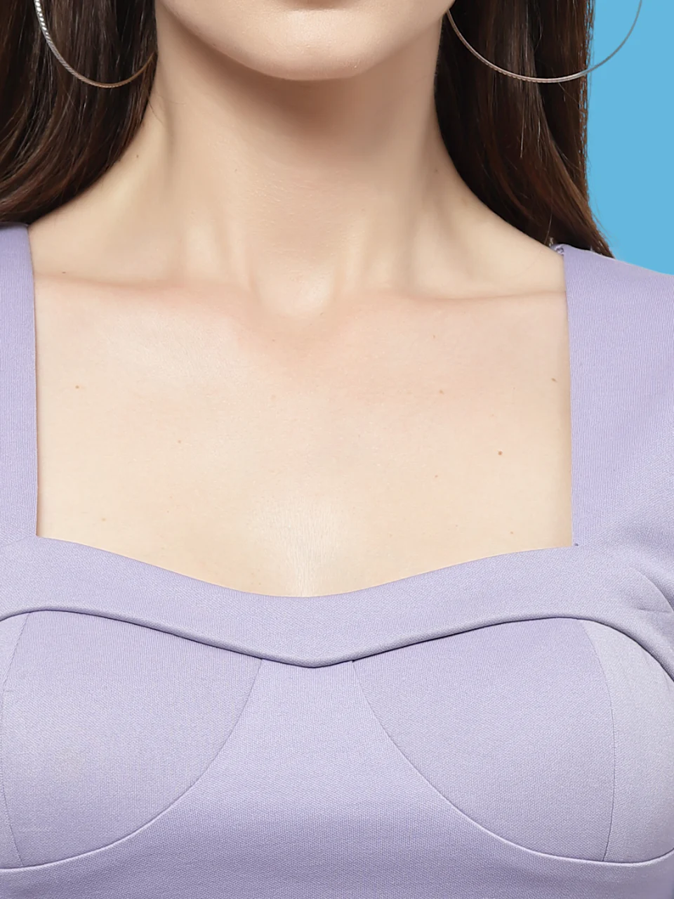 Flawless Letest Women Lavendra Crop Top | MOON - Image 3