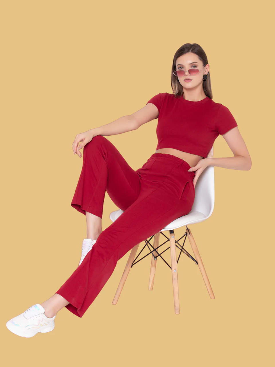 Flawless Women Maroon Top & Pant Co-Ord | CALLA - Image 7