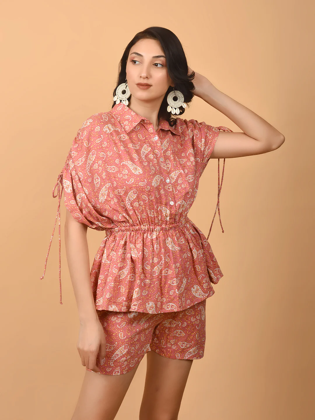 Flawless Women Pink Printed Co-Ord Sets | AMAYRA - Image 5