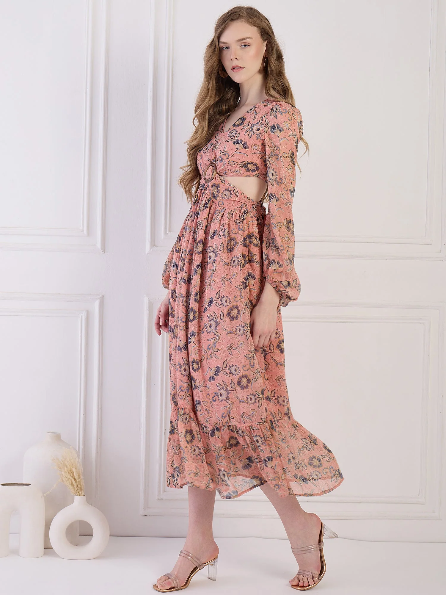 Flawless Trendy Cut-Out Party Dress for Women | MONICA - Image 3