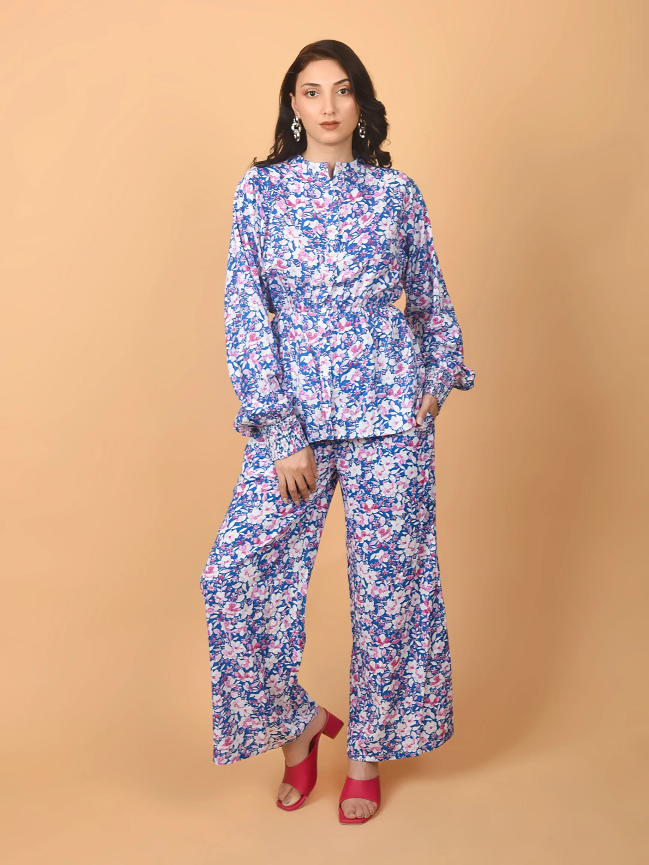 Flawless Women Printed Multicolor Co-Ord Set | LOYD - Image 4