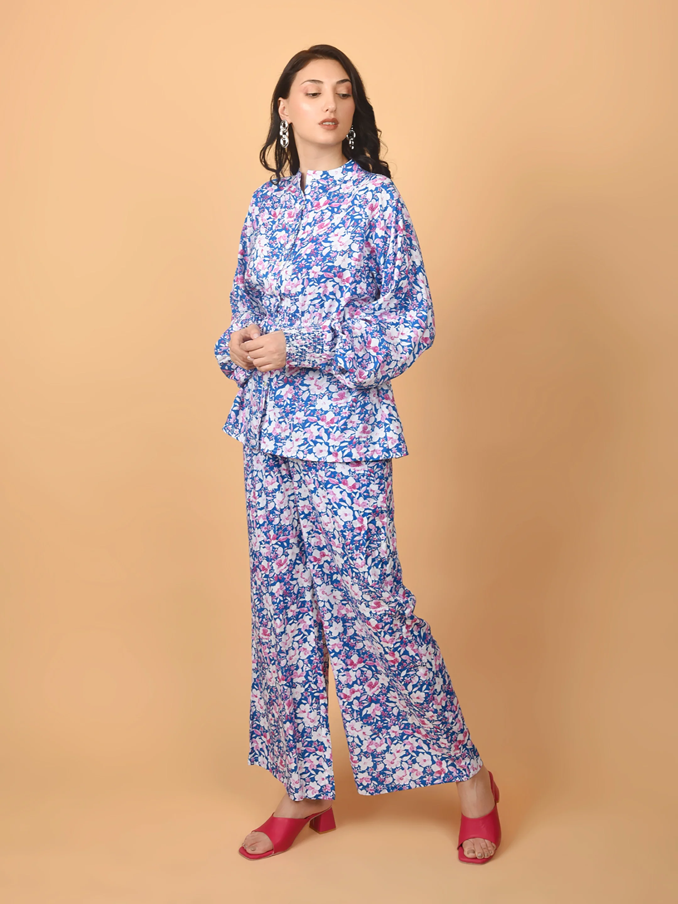 Flawless Women Printed Multicolor Co-Ord Set | LOYD - Image 5