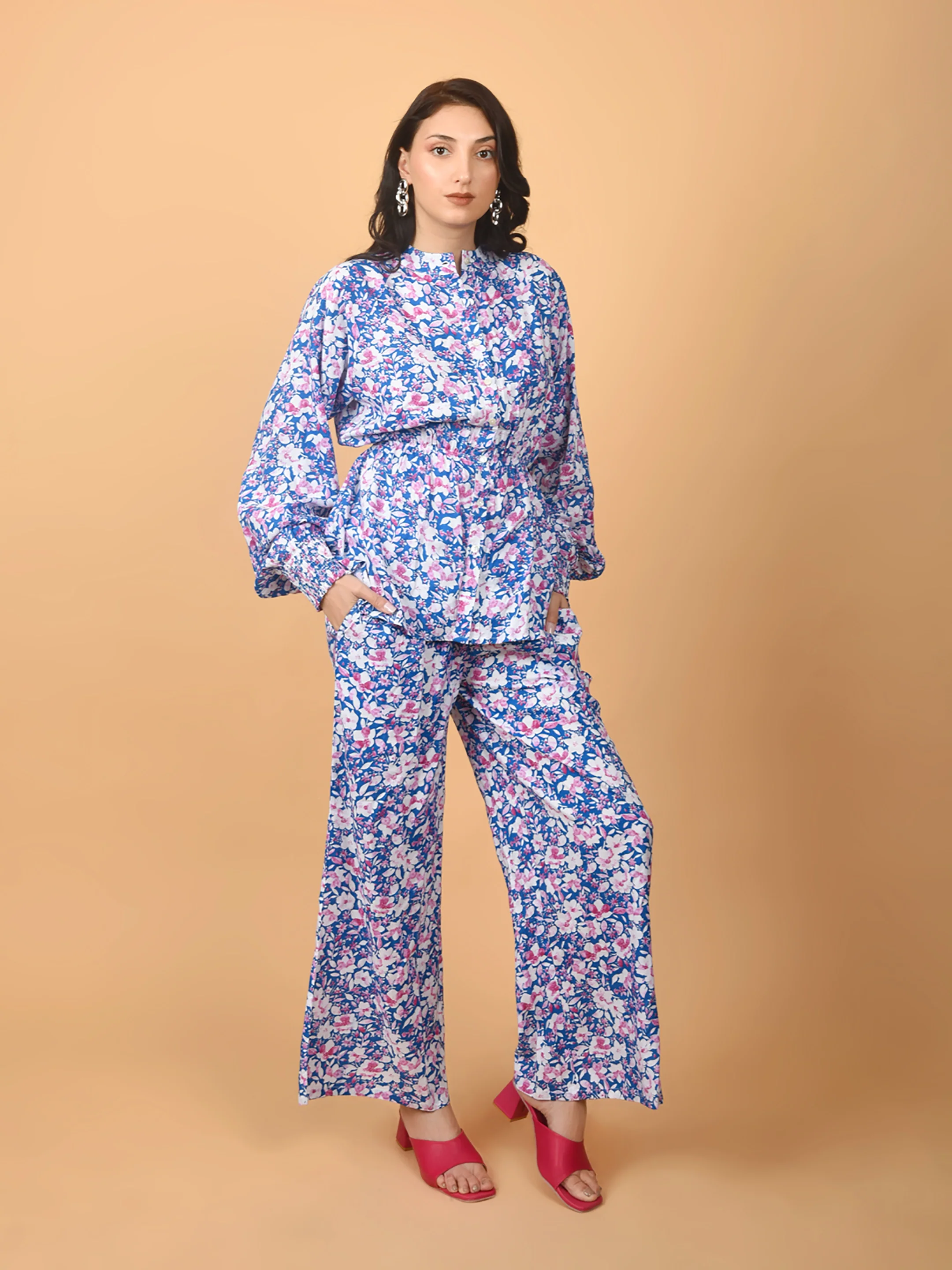 Flawless Women Printed Multicolor Co-Ord Set | LOYD - Image 6