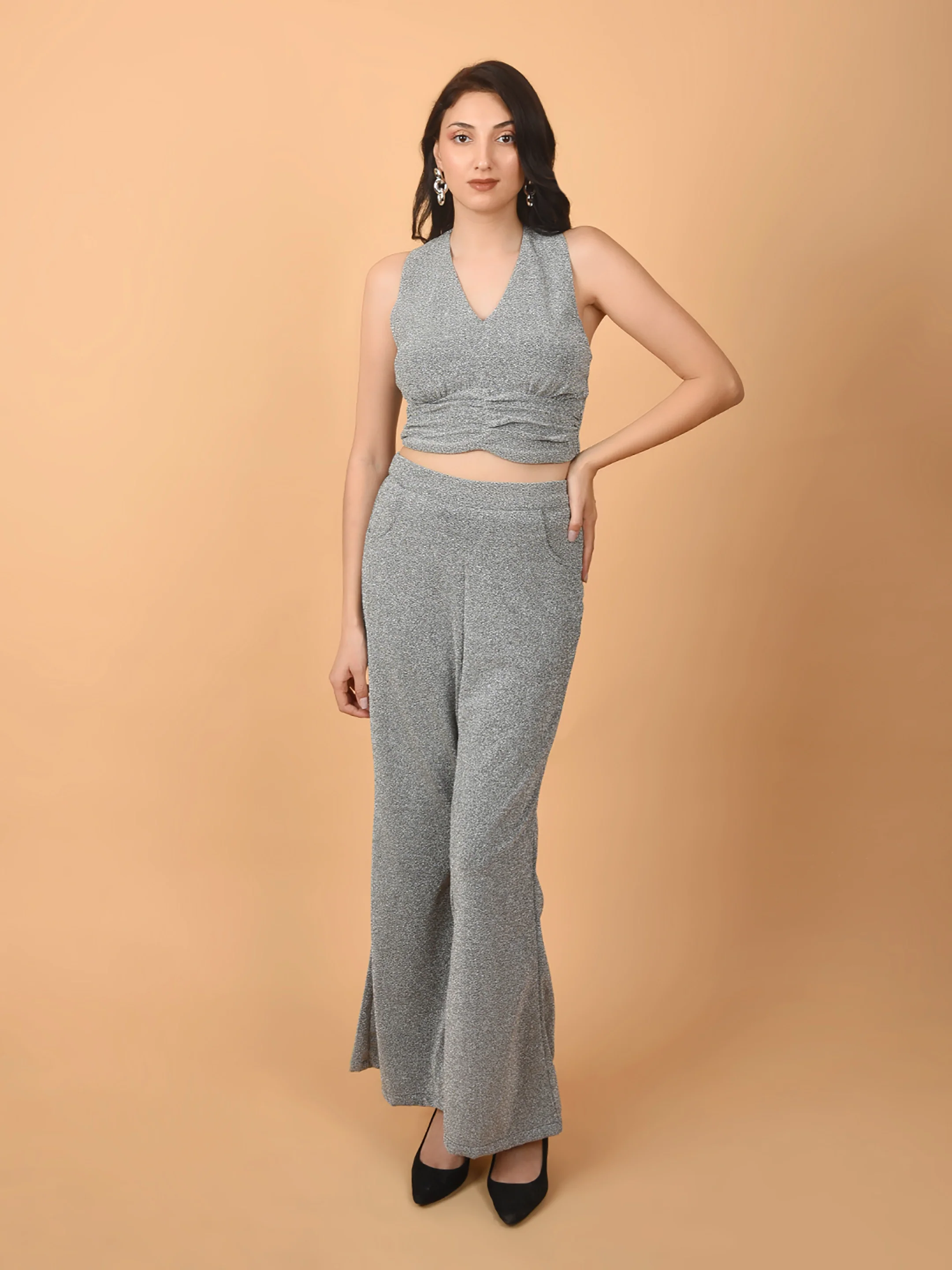 Flawless Women Party Silver Co-ord Set | DISC - Image 6