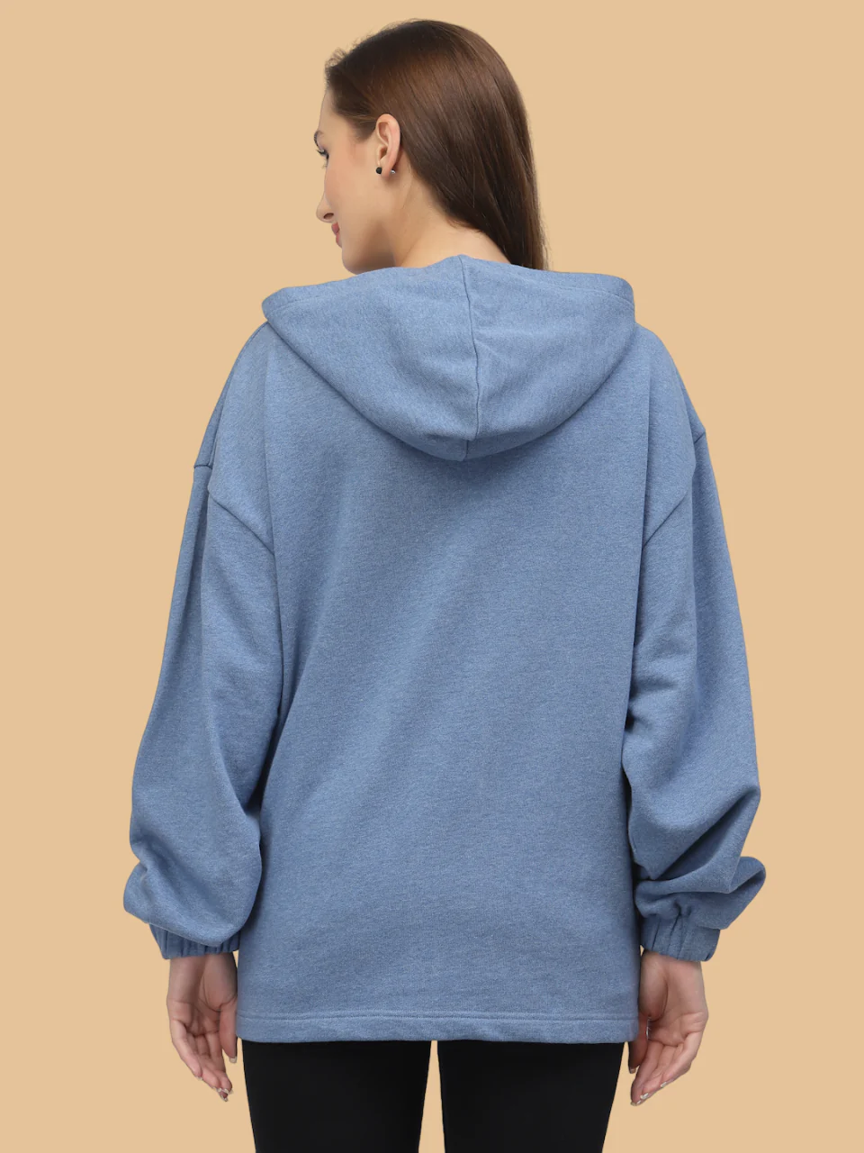 Flawless Women Zipped Blue Sweatshirt | IRISH - Image 2