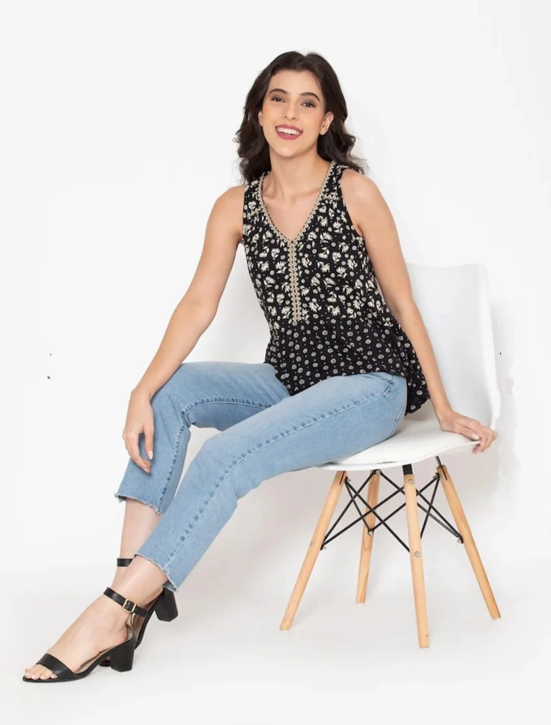 Flawless Women Floral Cotton Top | OROZCO - Image 5