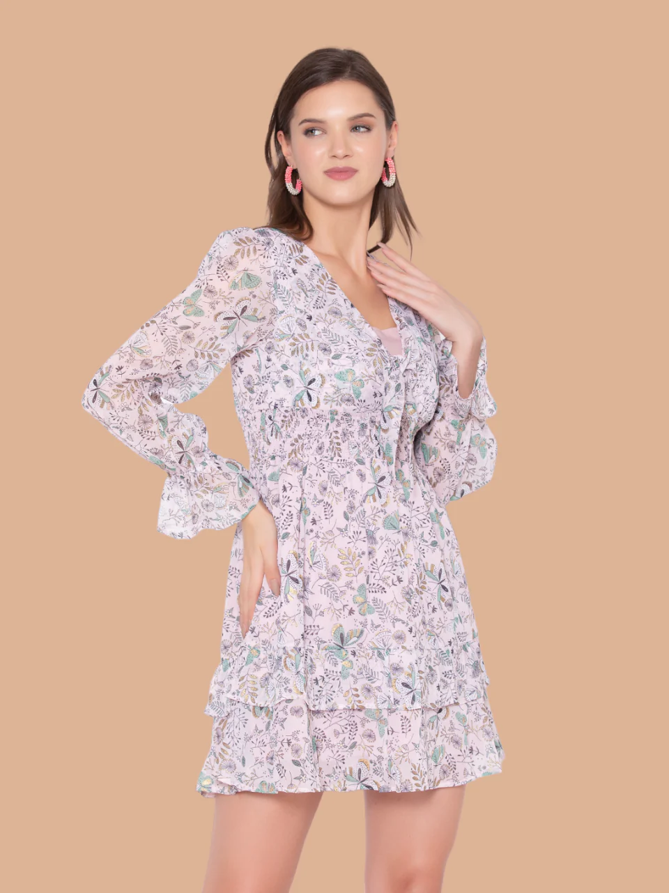 Flawless Letest Women Fit And Flare Mini Dress | BUTTERFLY - Image 5