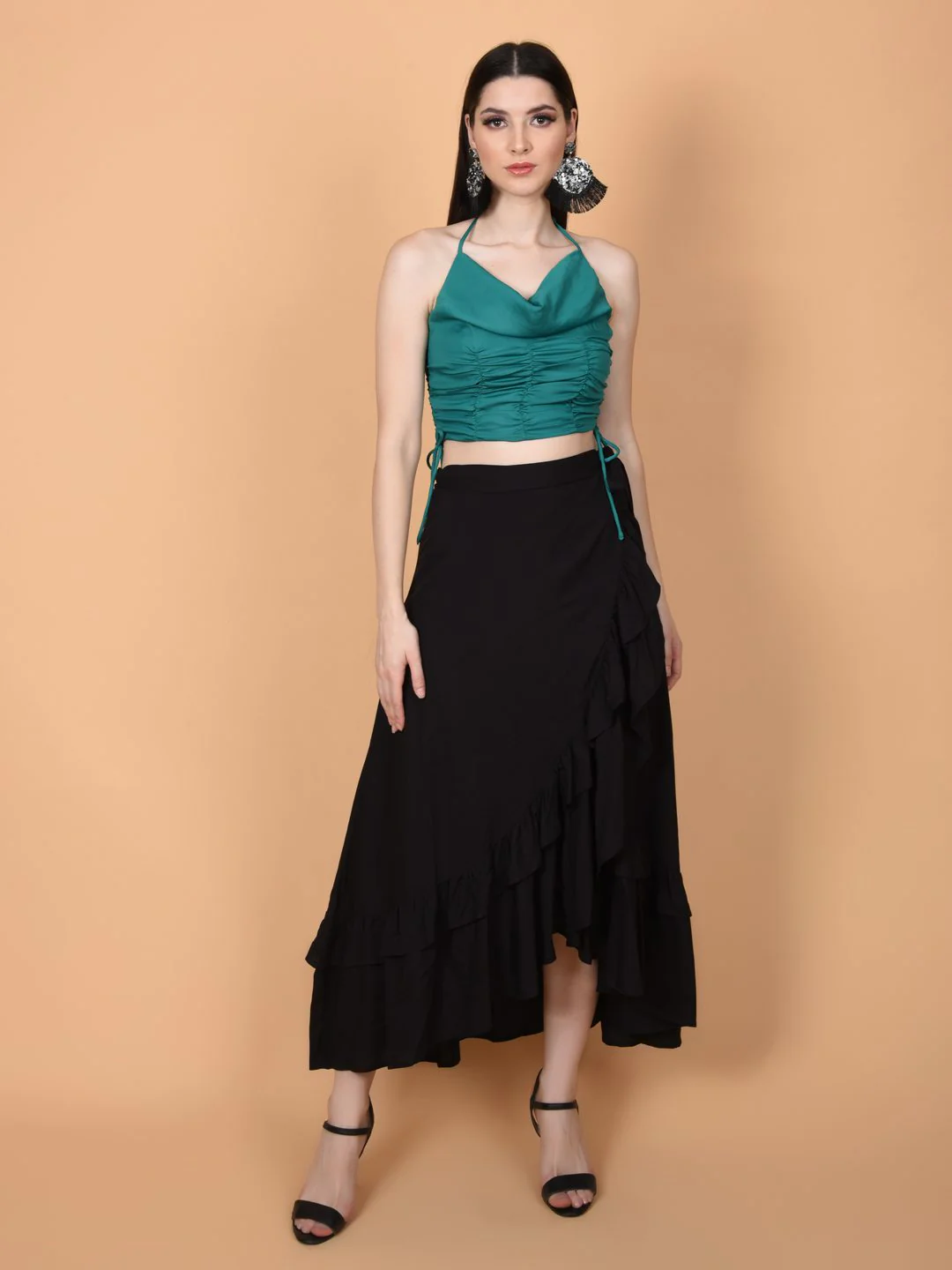 Flawless Letest Green Crop Top For Women | RARA - Image 7