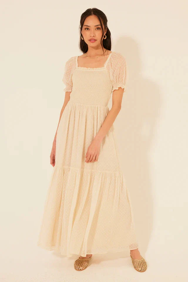 La Off white Dress - Image 4