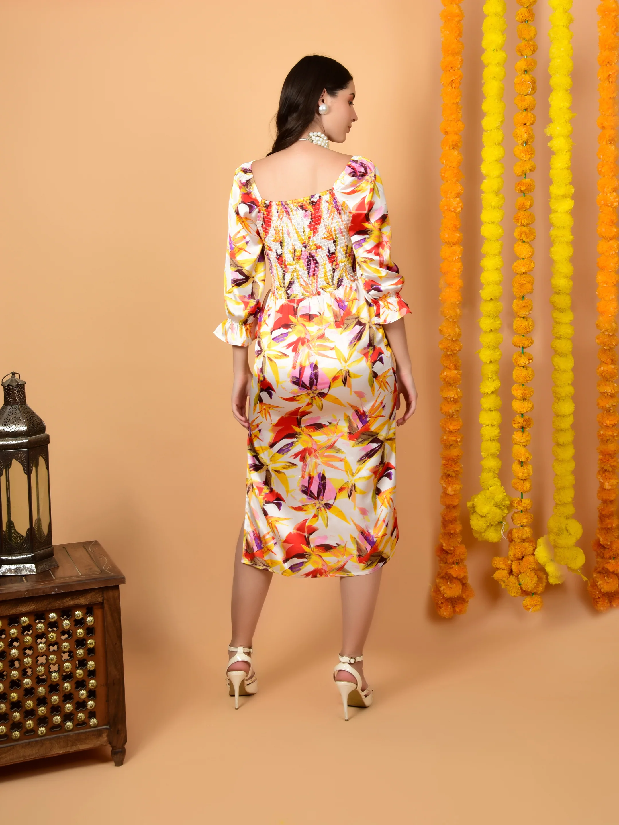 Flawless Latest Multicolor A-Line Dress For Women | DARCIE - Image 5