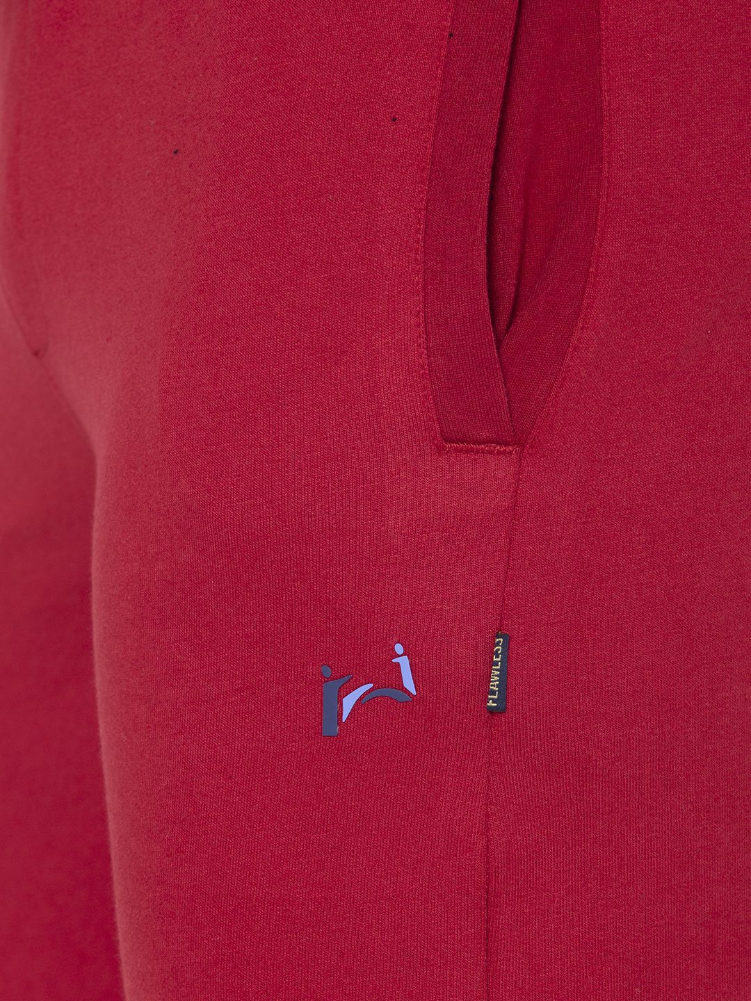 Flawless Letest Men Red Solid Jogger - Image 6