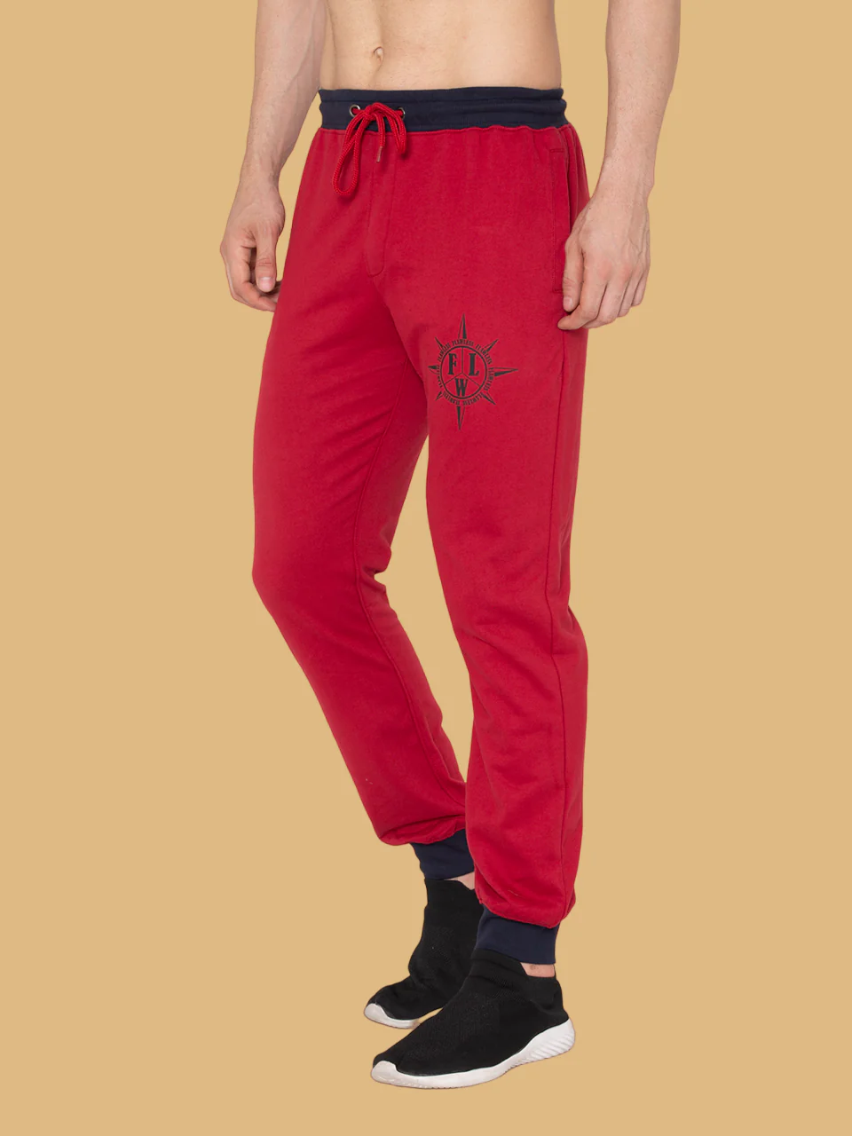 Flawless Men Red Ravishing Jogger - Image 3