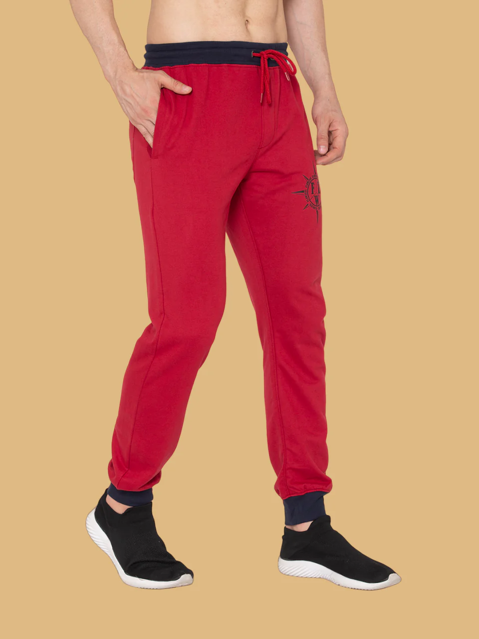 Flawless Men Red Ravishing Jogger - Image 4
