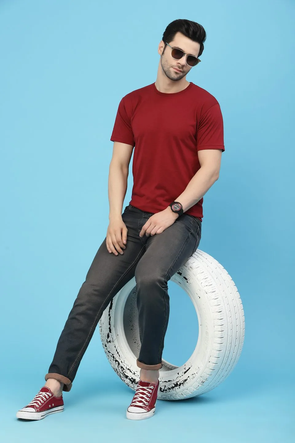 Flawless Men Mid Blue Denim - Image 6