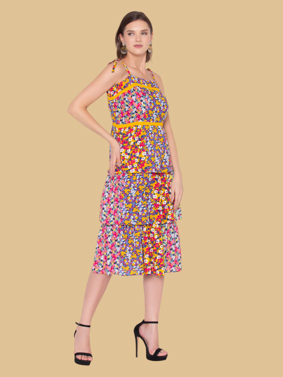 Flawless Women Multi MIdi  Dress - Image 4