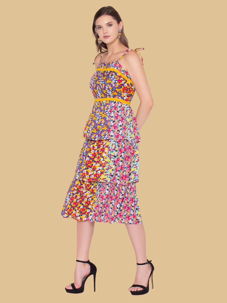 Flawless Women Multi MIdi  Dress - Image 5