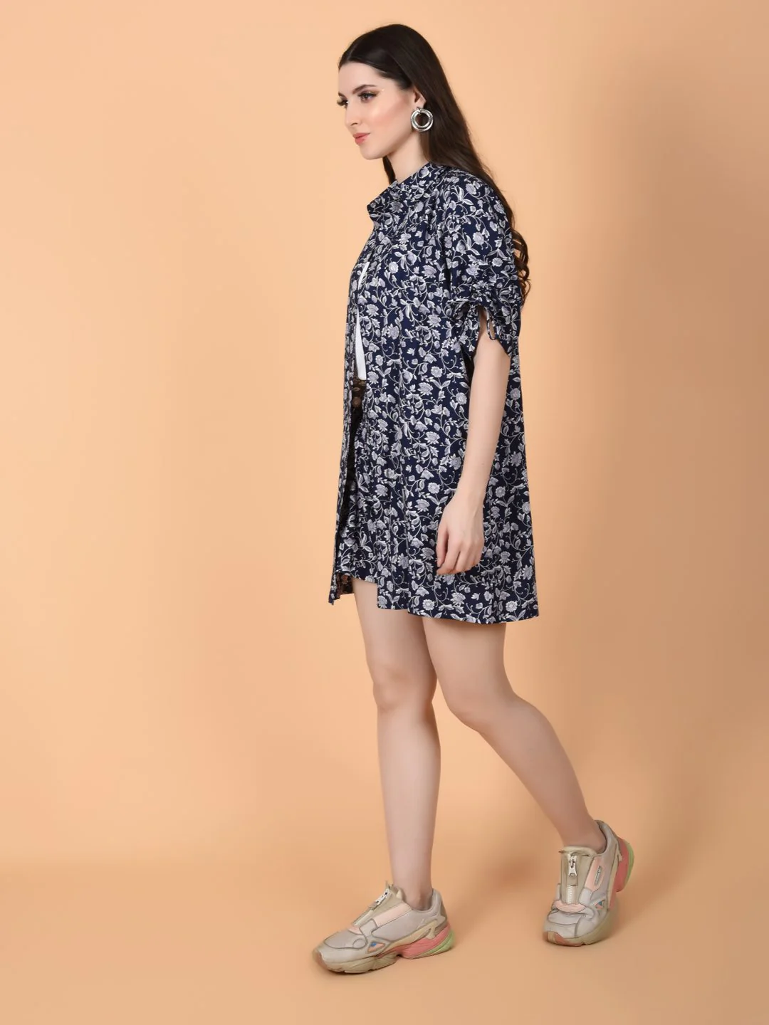 Flawless Women Navy Blue Women Co-ord Set | Let's Go - Image 4