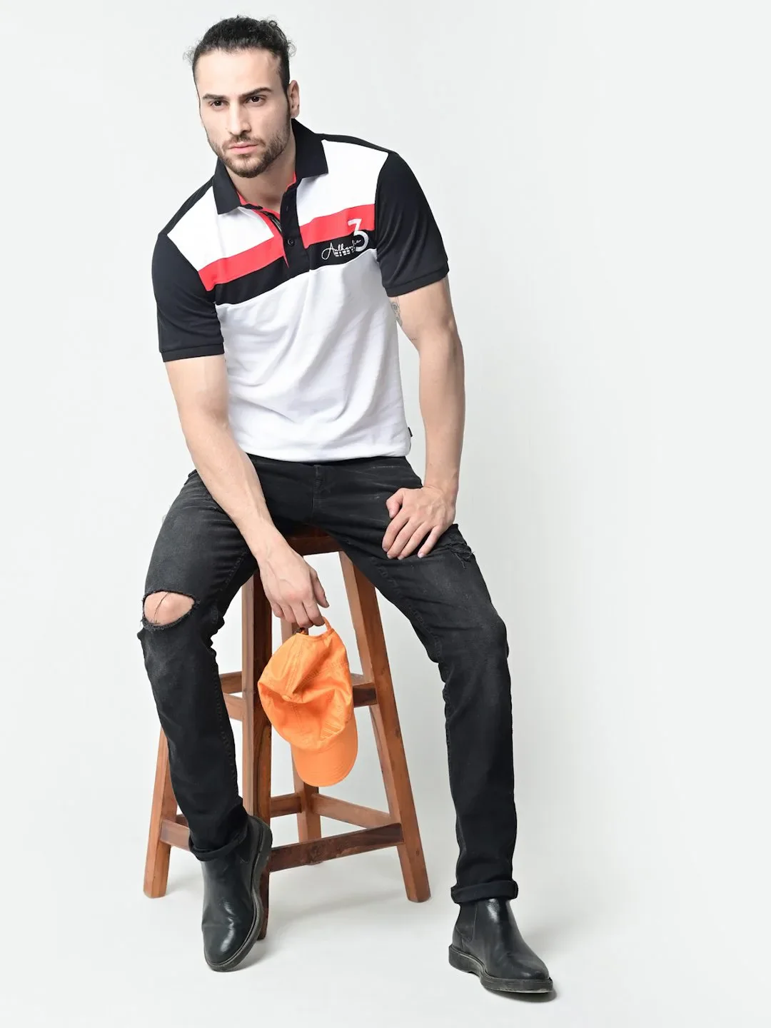 Flawless Organic Sociable Men Polo T-Shirt - Image 5