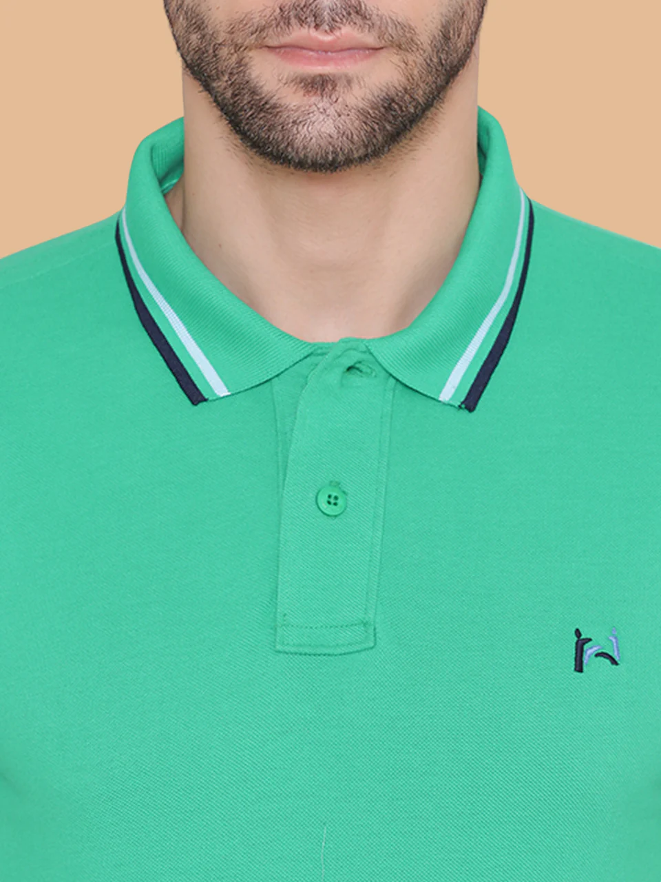 Flawless Men Organic Cotton Polo T-Shirt - Image 3