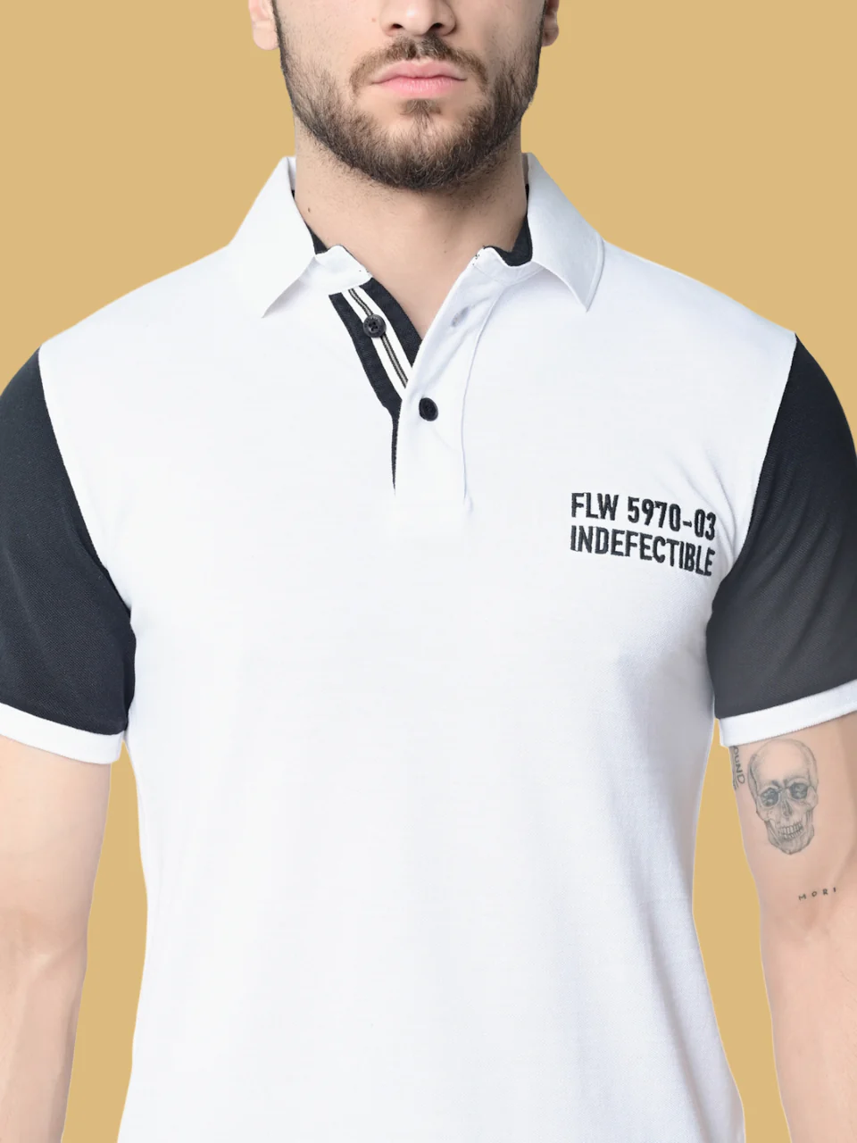 Flawless Men Organic Swag Chess Polo T-Shirt - Image 3