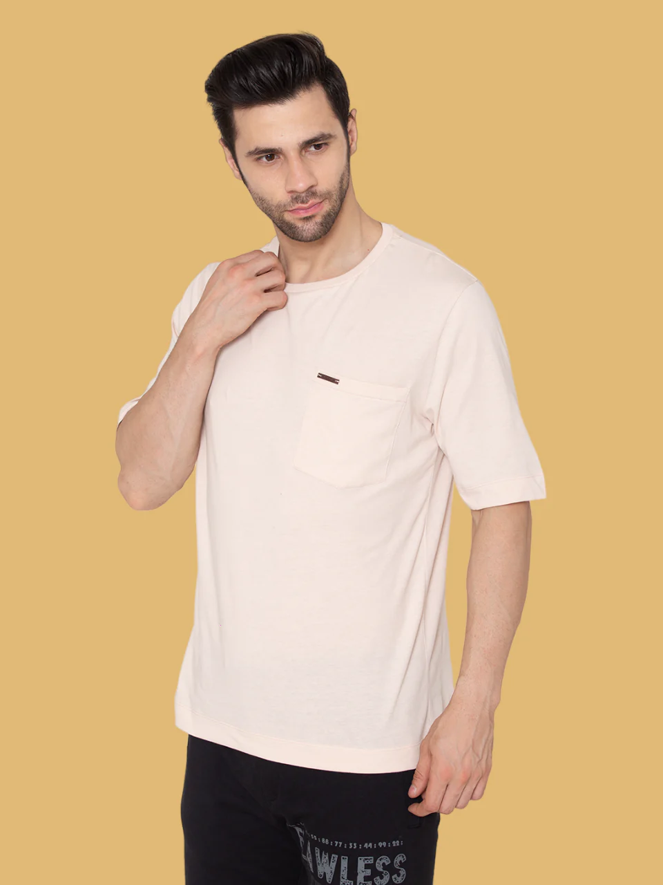 Flawless Oversized Solid T-Shirt For Men | ONE-TEE - Image 4