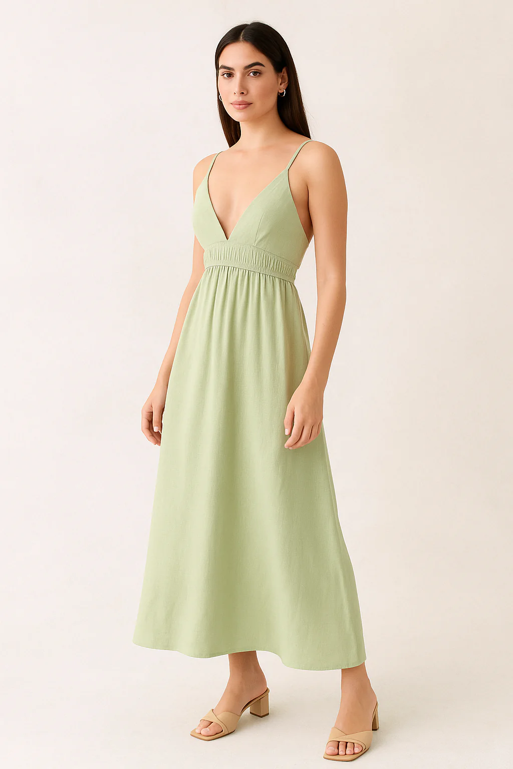 Pinteresty green dress - Image 4