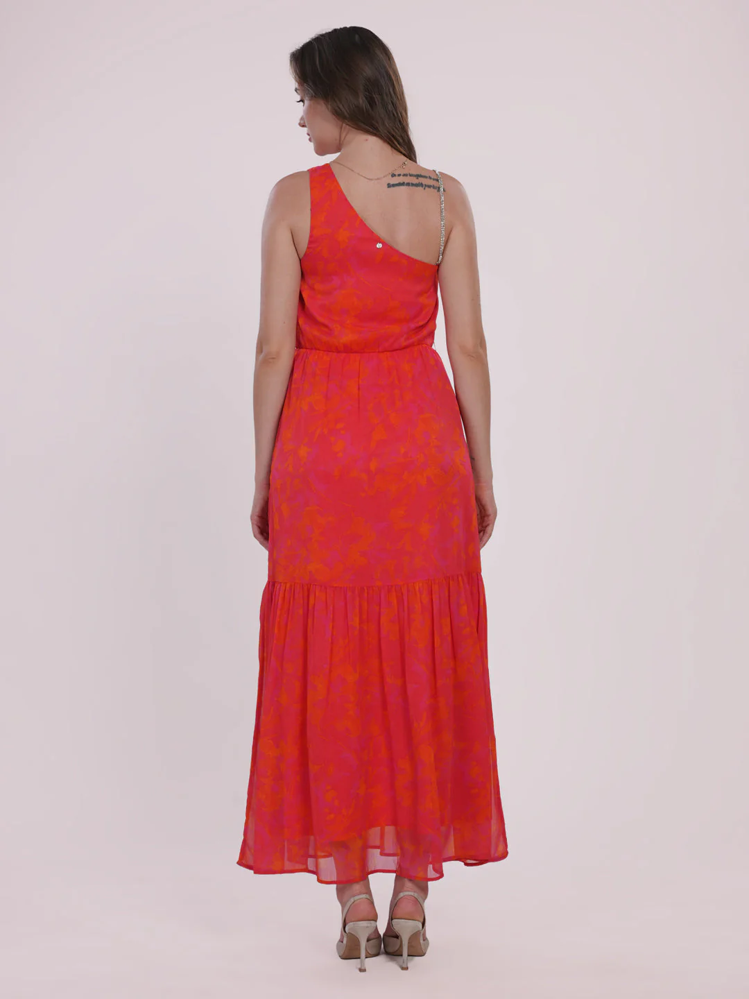 Orange party dress - Image 6