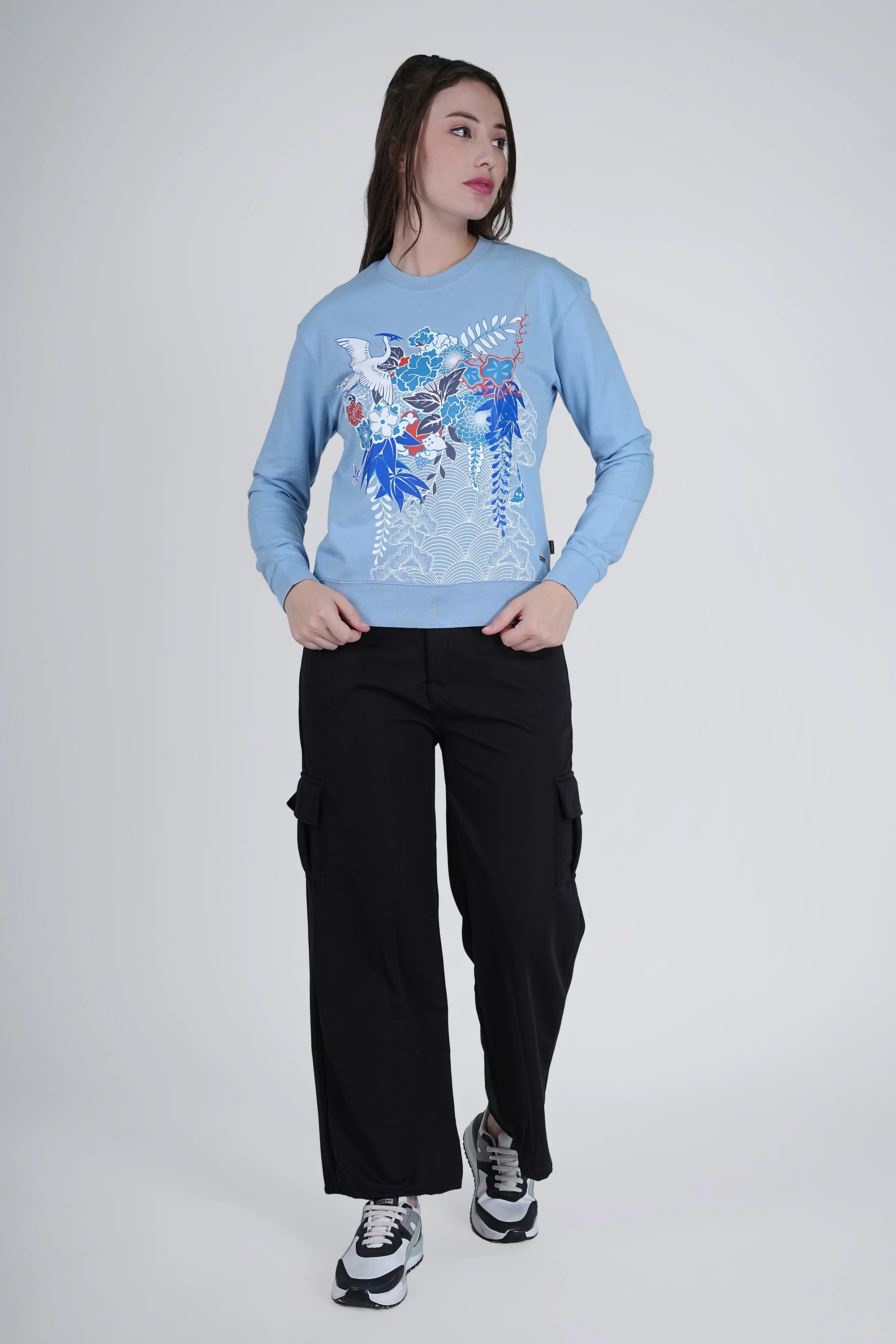 Flawless Women High Printed Sky Sweatshirt - Image 7
