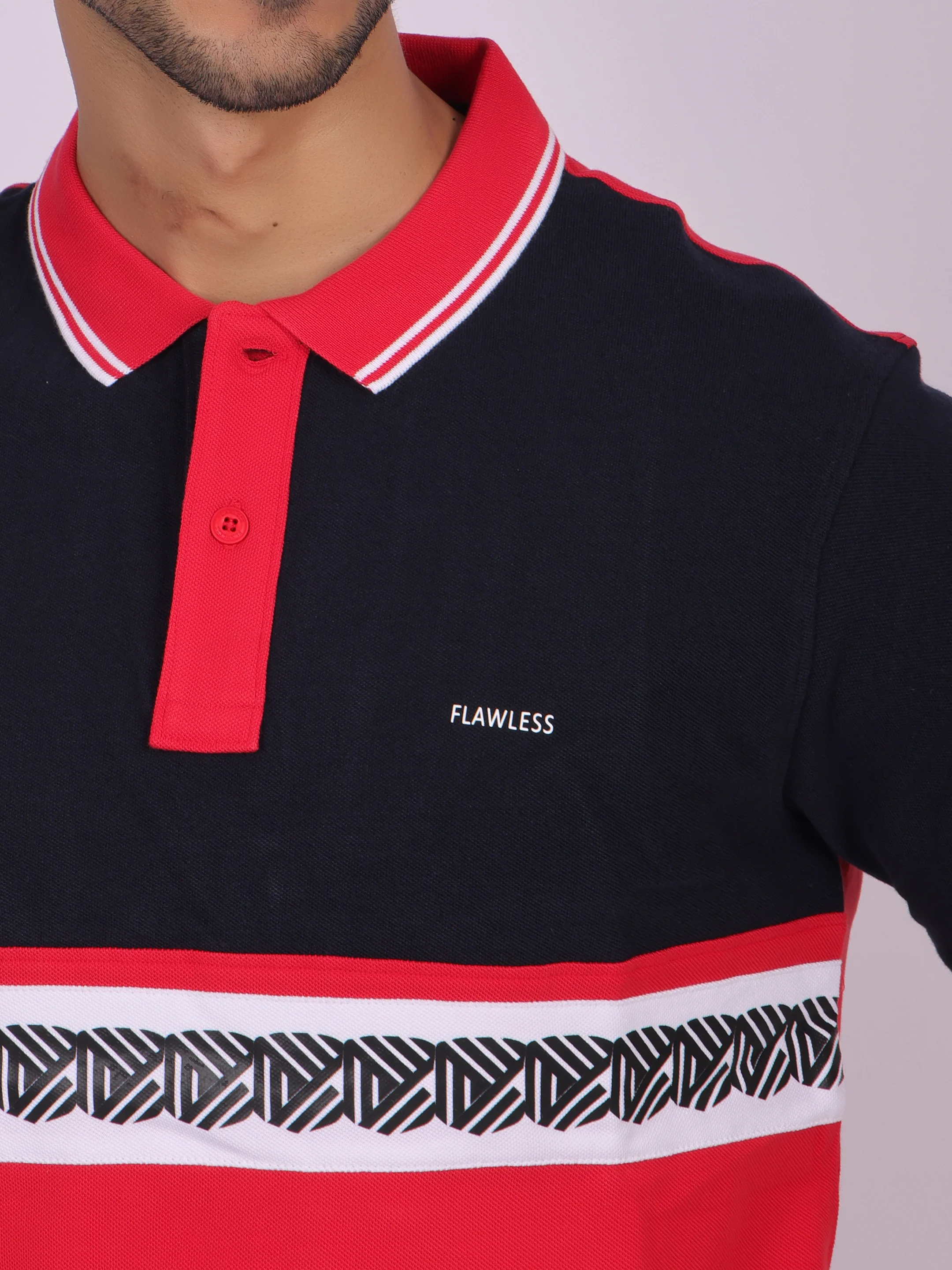 Red Cotton Polo T-shirt for Men - Casual, Comfortable, and Stylish - Image 7