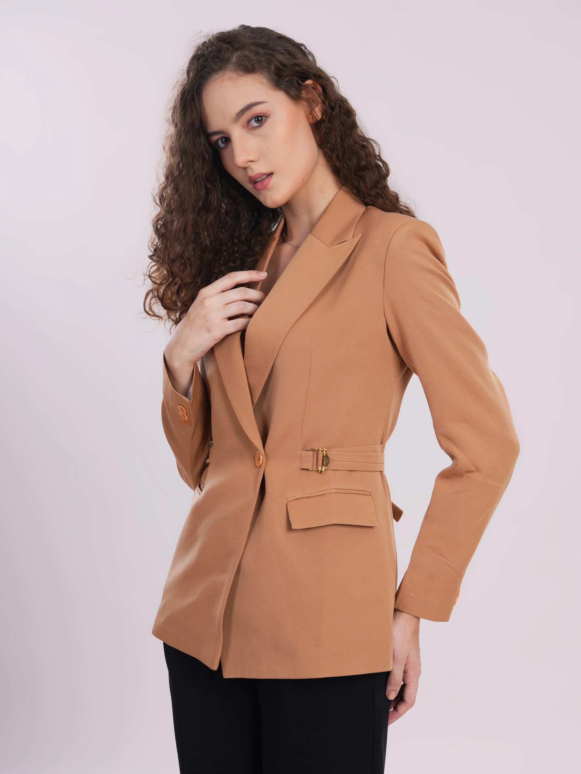 Flawless Brown Blazer - Image 5