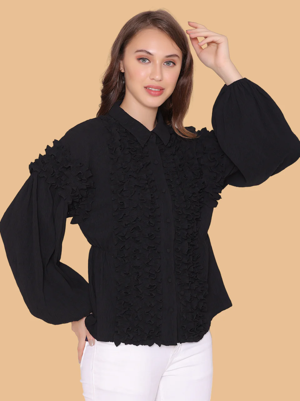 Flawless Women Thrill Ruffle Top | RUFFLE - Image 4