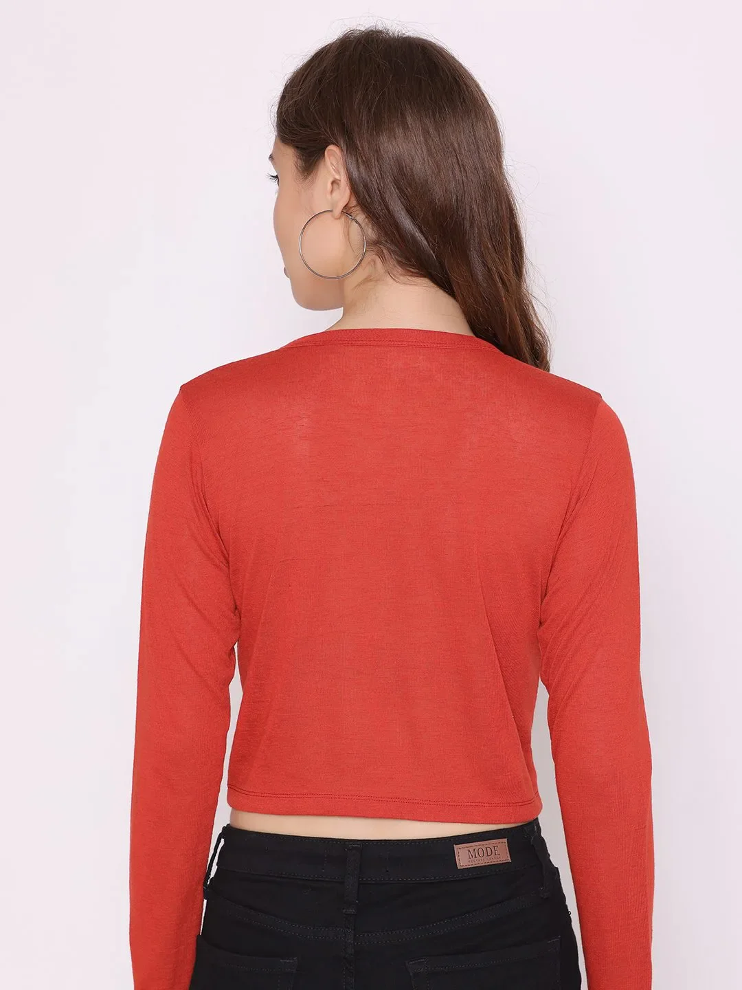 Flawless Women Club Rust Top - Image 5
