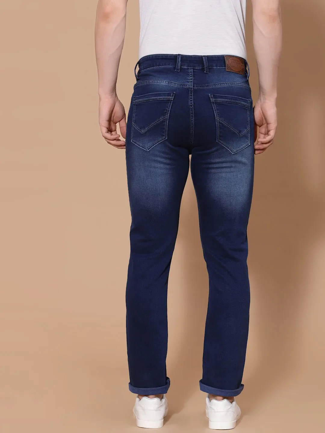 Flawless Sapphire Blue Denim For Men - Image 5