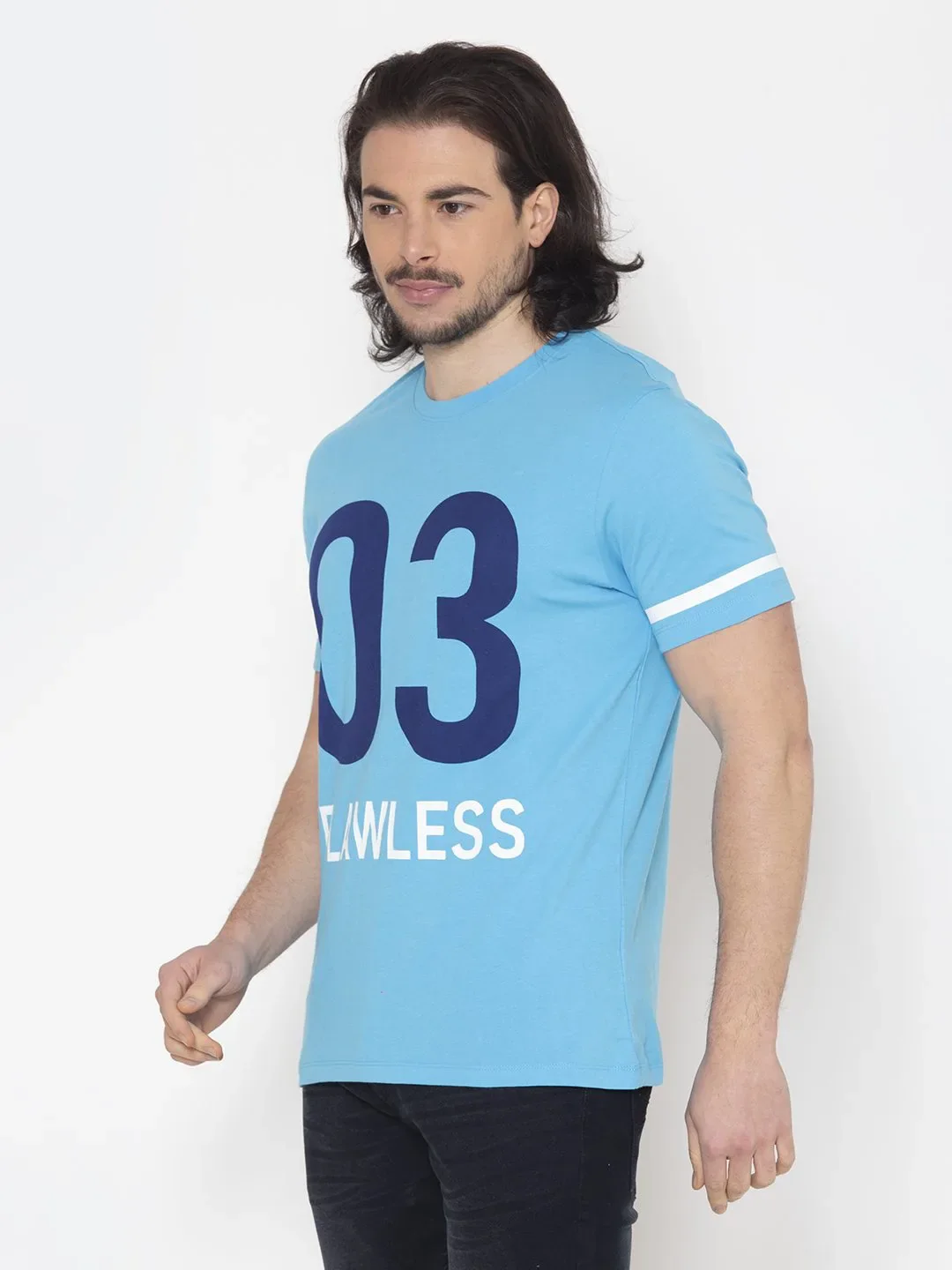 Flawless Sky Graphic Men T-Shirt - Image 4