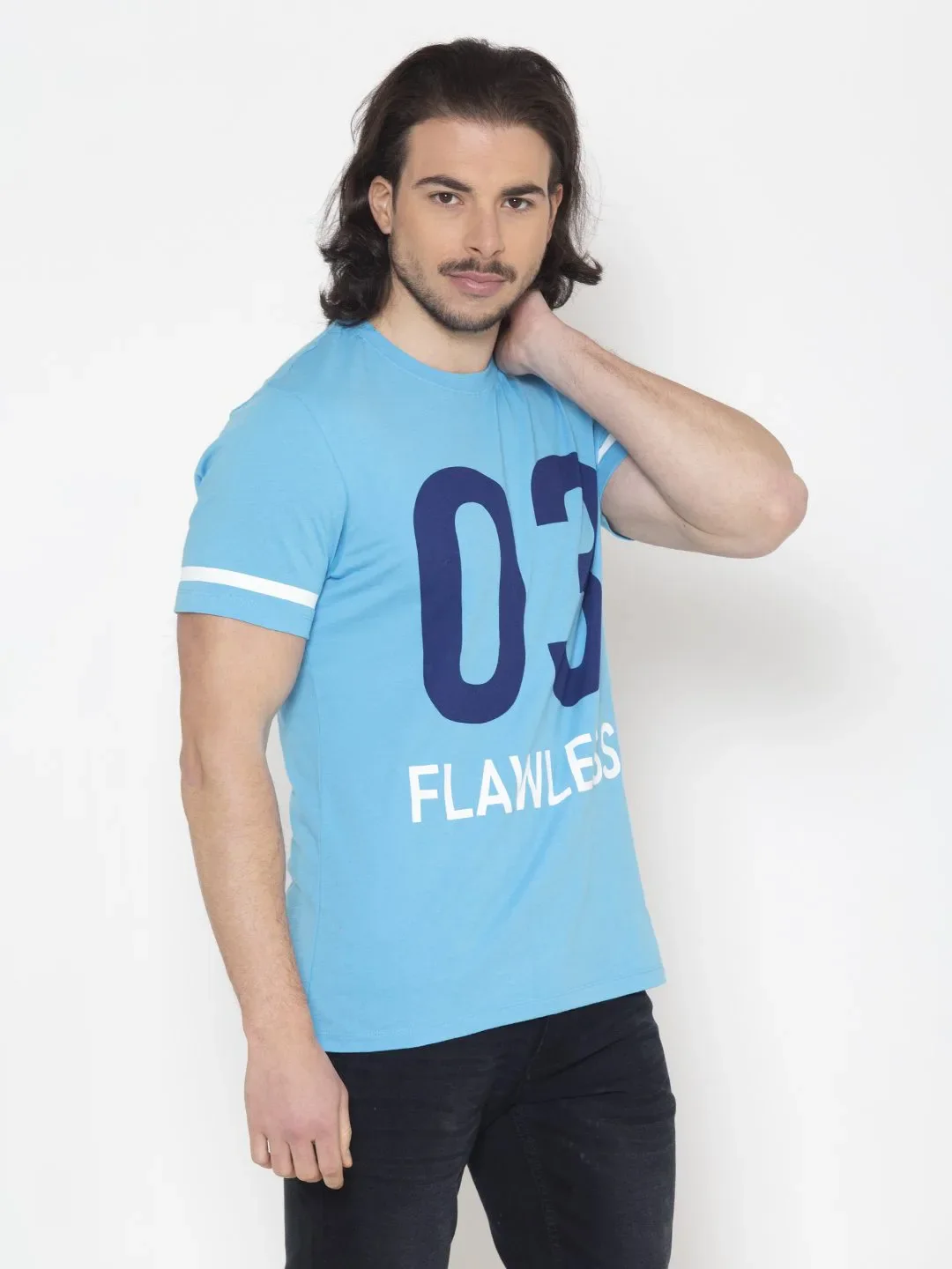 Flawless Sky Graphic Men T-Shirt - Image 5