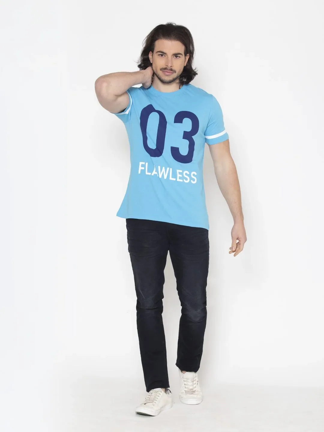 Flawless Sky Graphic Men T-Shirt - Image 7