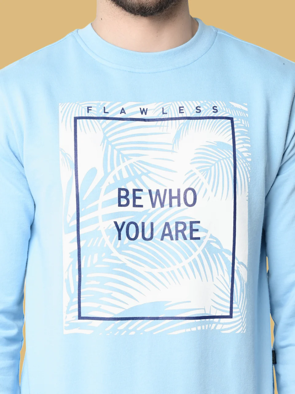 Flawless Men Sky Sleek Sweatshirt - Image 3