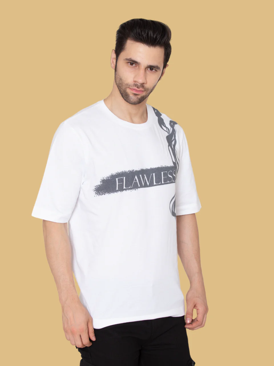 Flawless Men Smoke Oversized T-Shirt | SMOKE - Image 5