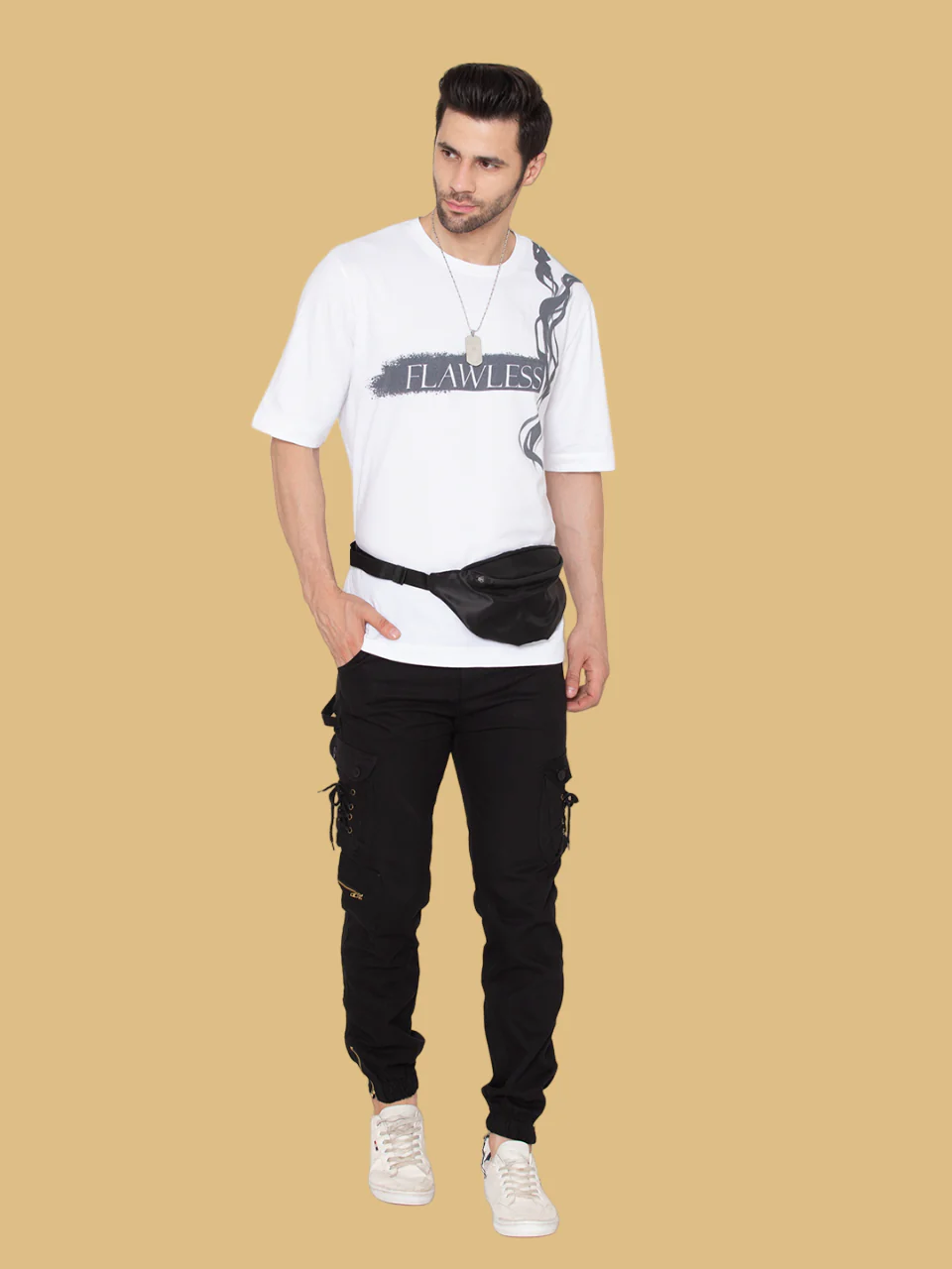 Flawless Men Smoke Oversized T-Shirt | SMOKE - Image 6