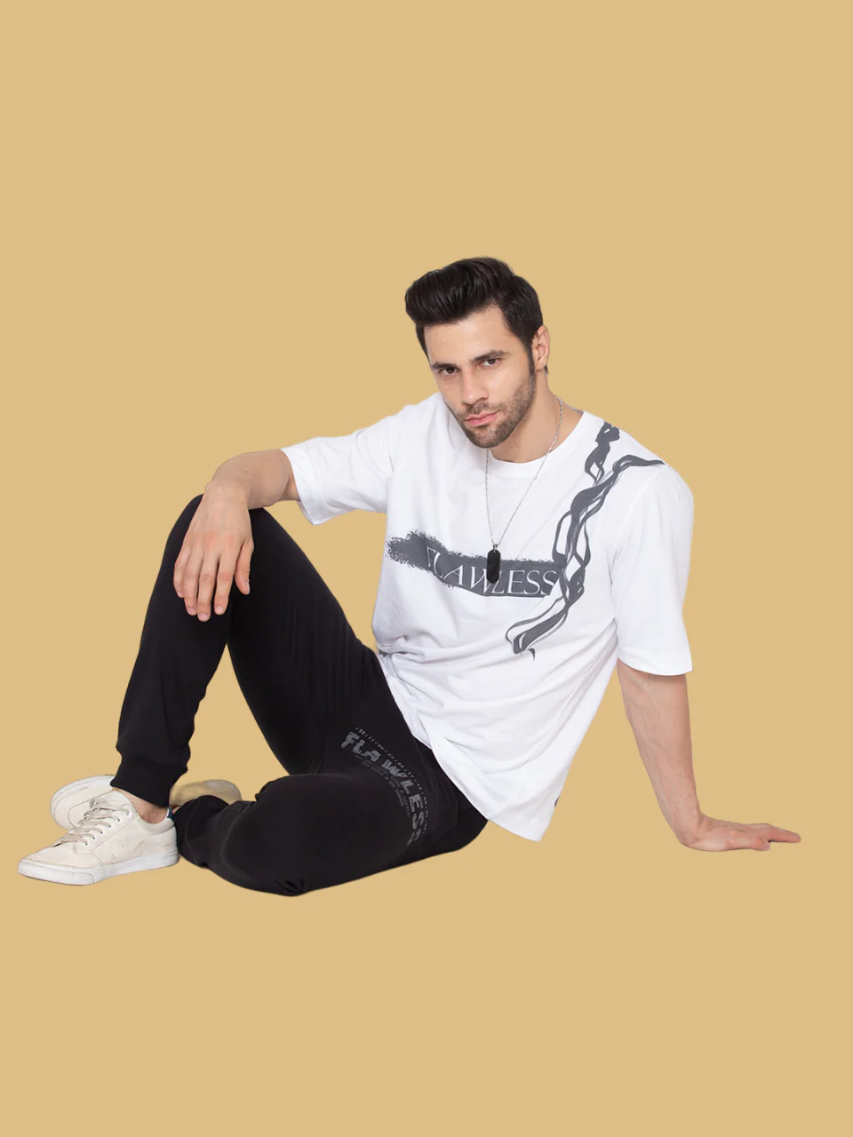 Flawless Men Smoke Oversized T-Shirt | SMOKE - Image 7