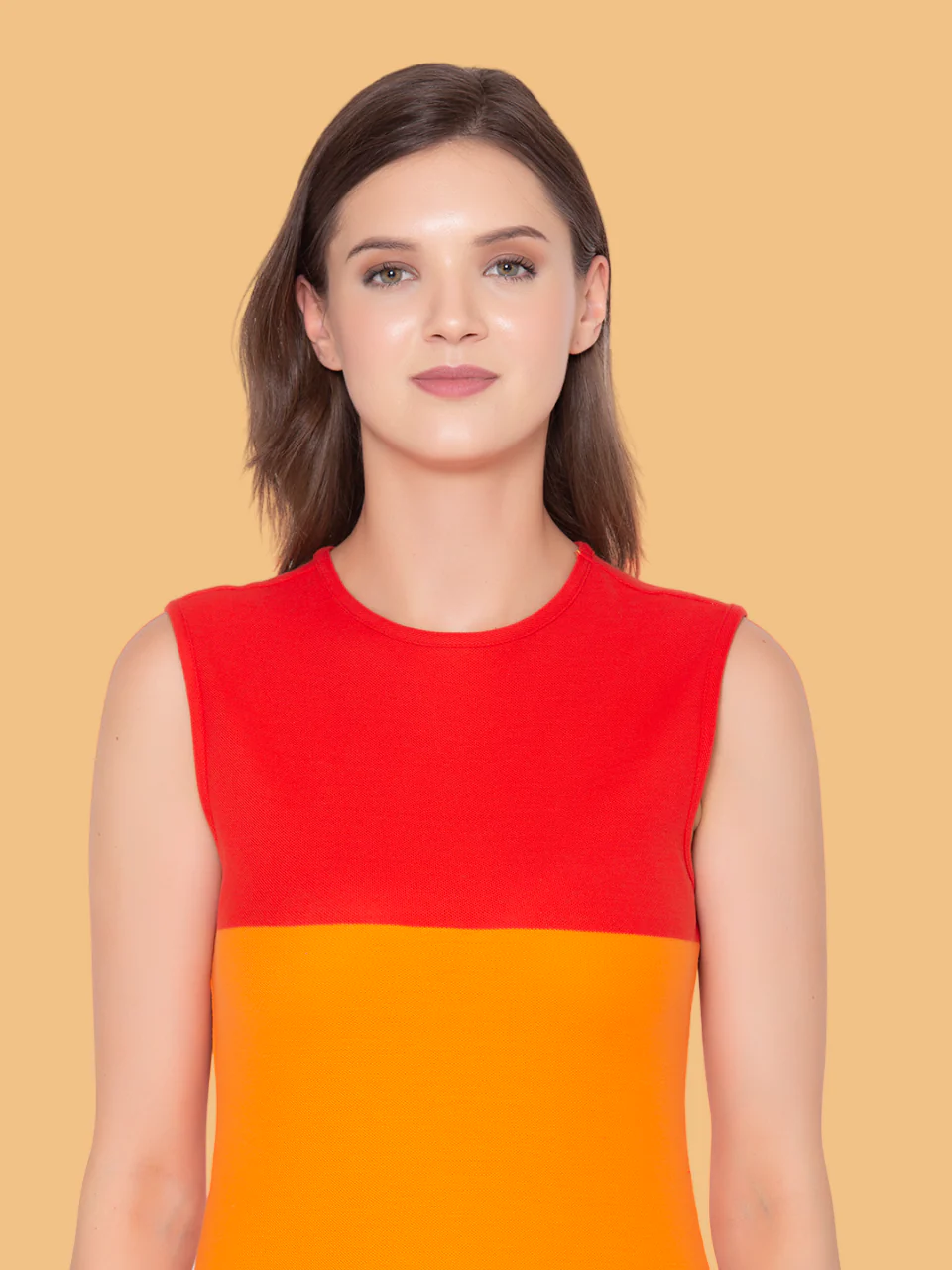 Flawless Women's Trendy Colour blocked Sun Dress - Image 4