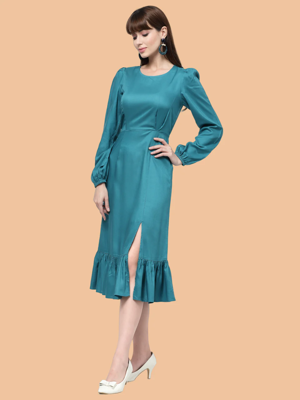 Flawless Women Teal Drag Dress | PRETTY LADY - Image 5