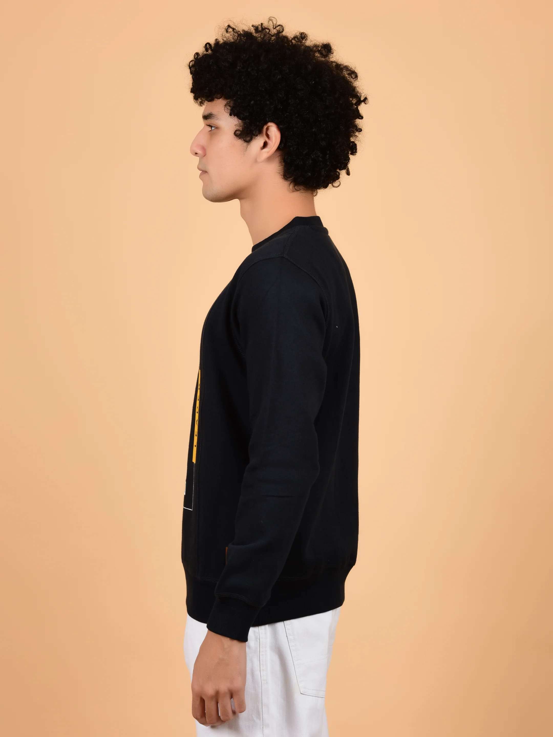 Flawless Unisex Typography Swag Black Sweatshirt - Image 6