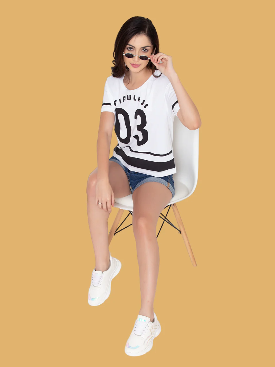 Flawless Women Wang White T-Shirt - Image 7