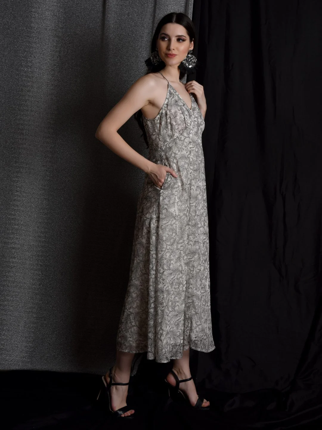 Flawless Latest White Print Dress For Women | RACHEL - Image 4