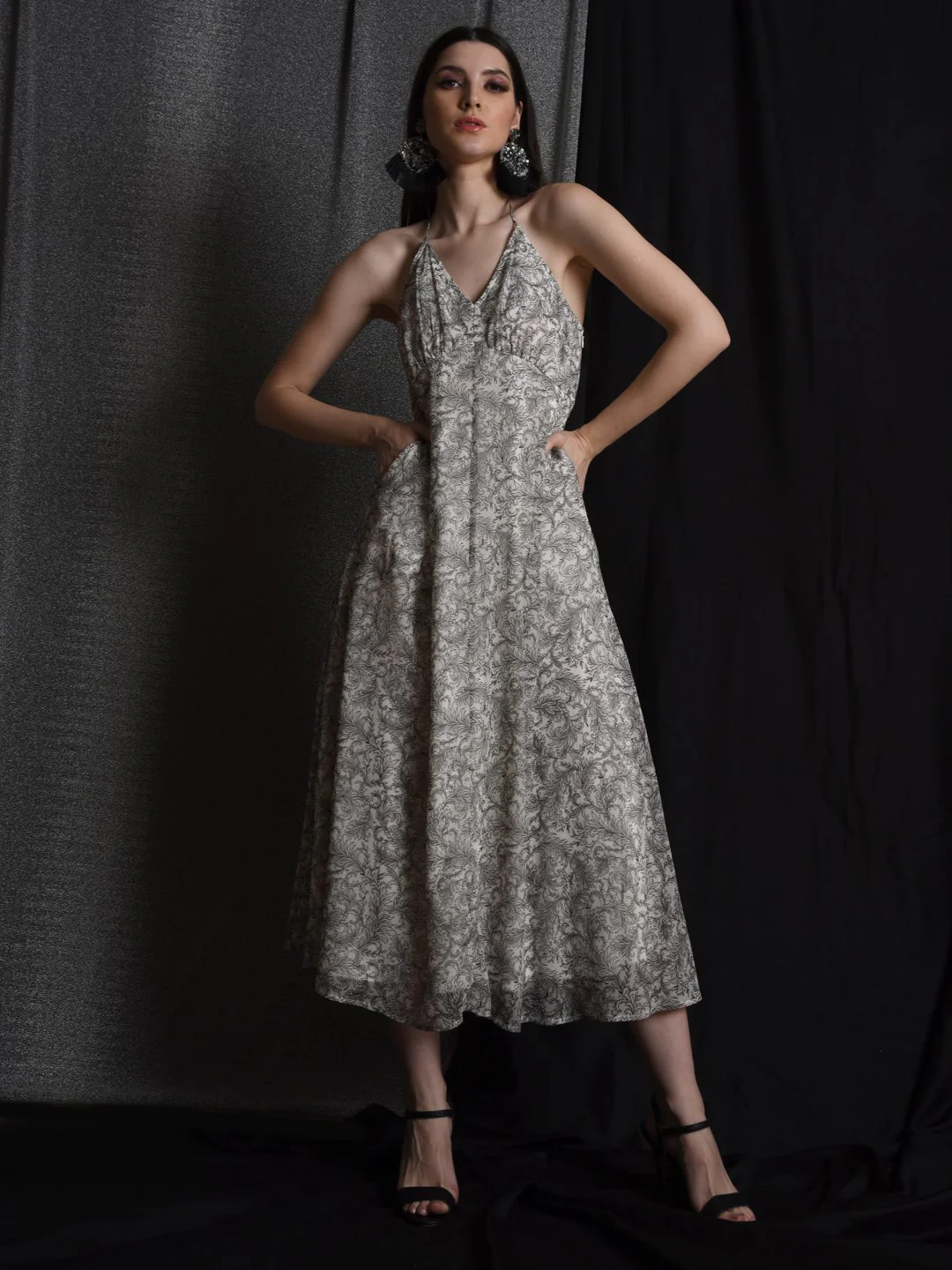 Flawless Latest White Print Dress For Women | RACHEL - Image 5