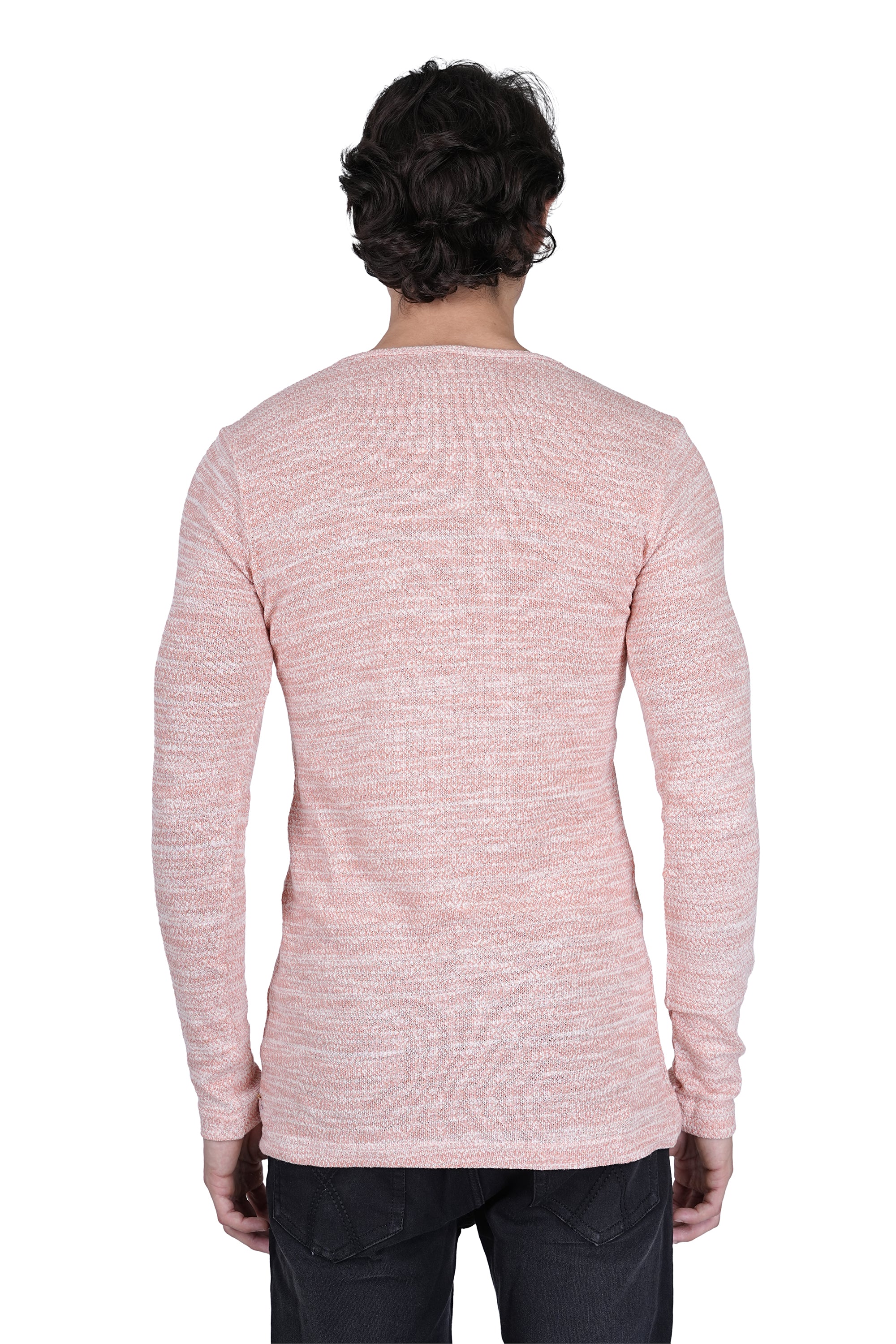 FLAWLESS MEN WINTER PEACH KNITTED T-SHIRT - Image 7