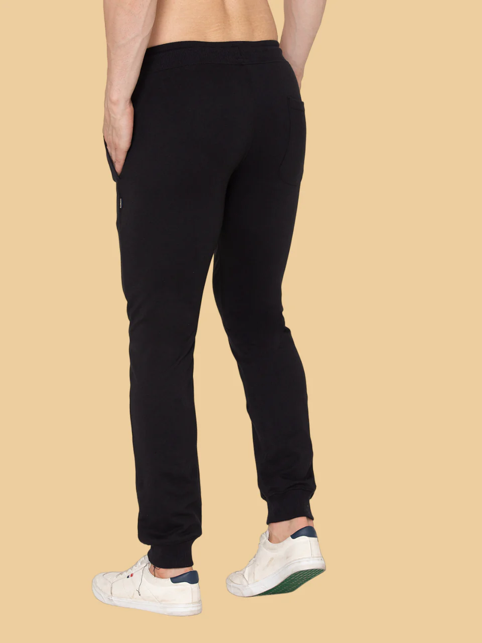 Flawless Men Black Wolf Joggers | WOLF-BLK-JOGR - Image 6
